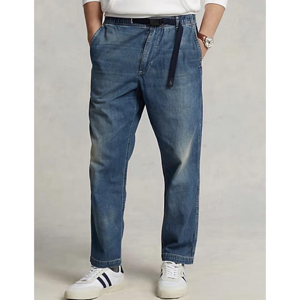 Ralph Lauren Polo Trailster Relaxed Fit Hiking Inspired Jeans Men Large 36x29